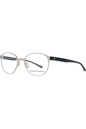 Porsche Design Akcesoria, unisex, Żółty, ONE SIZE, Złote Okrągłe Oprawki Optyczne z Tytanu