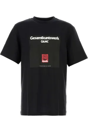 OAMC Koszulki, Mężczyzna, Czarny, S, Klasyczny Czarny T-shirt z Bawełny