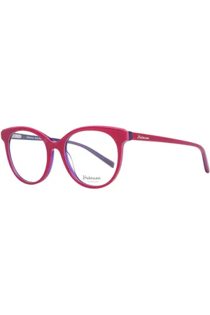 ANA HICKMANN Akcesoria, Kobieta, Czerwony, ONE SIZE, Czerwone Okulary Optyczne Motylek Acetate