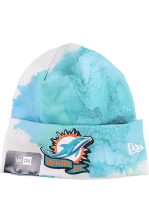 New Era Akcesoria, Mężczyzna, Wielobarwność, ONE SIZE, Czapka Miami Dolphins NFL Sideline