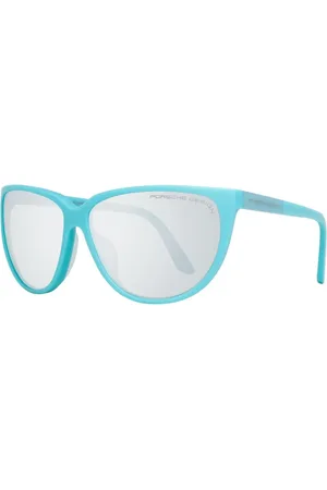 Porsche Design Akcesoria, Kobieta, Zielony, ONE SIZE, Zielone Lustro Motylkowe Okulary przeciwsłoneczne z Etui