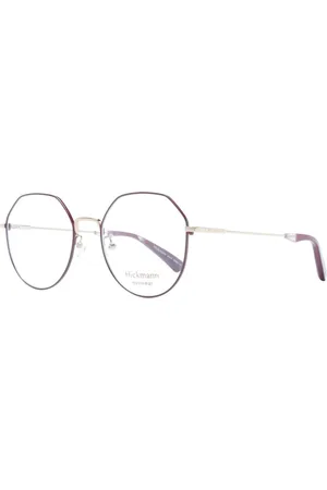 ANA HICKMANN Akcesoria, Kobieta, Czerwony, ONE SIZE, Czerwone Metalowe Okulary Panto