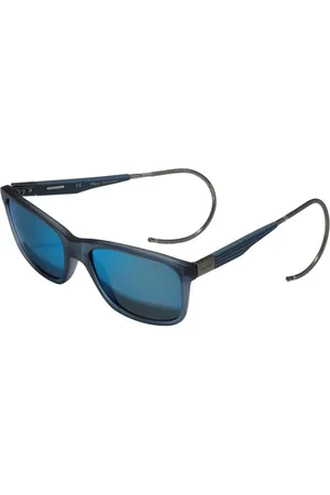 Chopard Akcesoria, Mężczyzna, Niebieski, ONE SIZE, Niebieskie okulary przeciwsłoneczne z octanu z soczewkami dymnymi/lustro