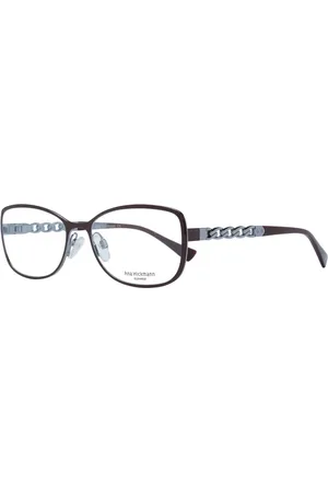 ANA HICKMANN Akcesoria, Kobieta, brązowy, ONE SIZE, Brązowe Metalowe Okulary Optyczne Kobiety