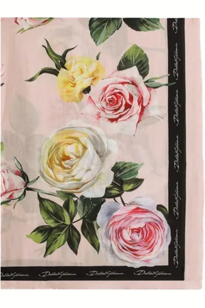 Dolce & Gabbana Akcesoria, Kobieta, Różowy, ONE SIZE, Różowe Kolekcja Szalików