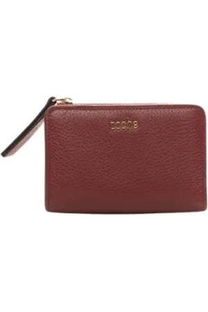 Poche Paris Akcesoria, Kobieta, Czerwony, ONE SIZE, Elegancki Portfel