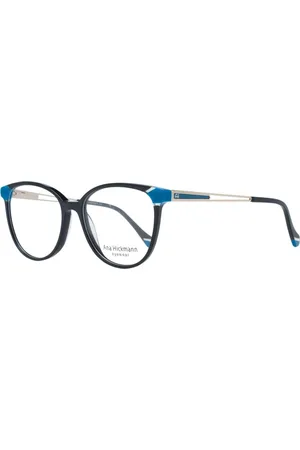 ANA HICKMANN Akcesoria, Kobieta, Czarny, ONE SIZE, Czarne Okulary Optyczne z Acetatową Ramą Motyla