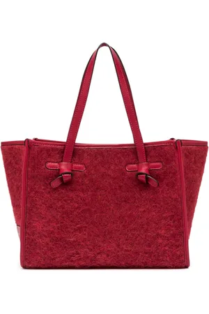 Gianni chiarini Torebki, Kobieta, Czerwony, ONE SIZE, Marcella Furry Efekt Moherowy Torba