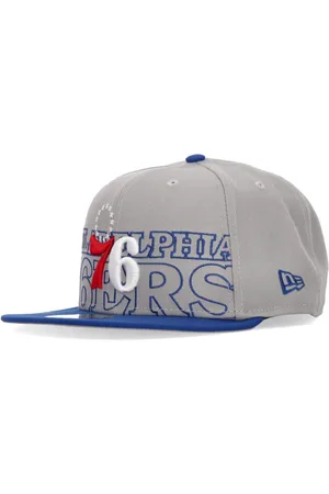 New Era Akcesoria, Mężczyzna, Wielobarwność, ONE SIZE, NBA Draft 76ers Flat Brim Cap