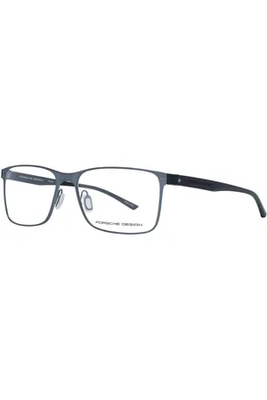 Porsche Design Akcesoria, Mężczyzna, Szary, ONE SIZE, Tytanowe Szare Oprawki Optyczne Styl Trapezium