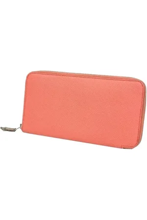 Hermès Pre-owned, Kobieta, Różowy, ONE SIZE, Skóra, Pre-owned skórzane portfele