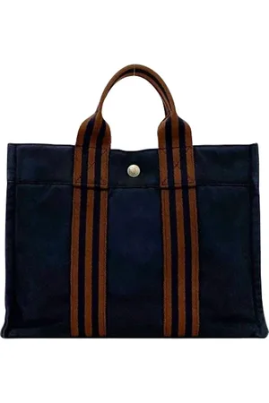 Hermès Pre-owned, unisex, Niebieski, ONE SIZE, Pre-owned Canvas handbags