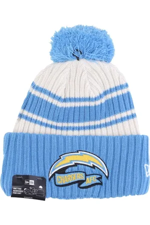 New Era Akcesoria, Mężczyzna, Wielobarwność, ONE SIZE, Czapka Chargers Pom Pom Beanie