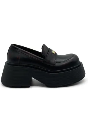 vic matiè Buty, Kobieta, Czerwony, 40 EU, Pennyloafer Stripy w Ciemnoczerwonym