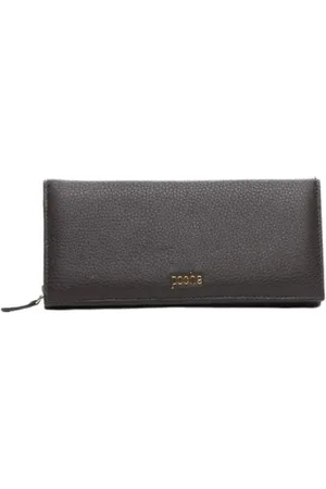Poche Paris Akcesoria, Kobieta, brązowy, ONE SIZE, Elegancki Portfel Skórzany