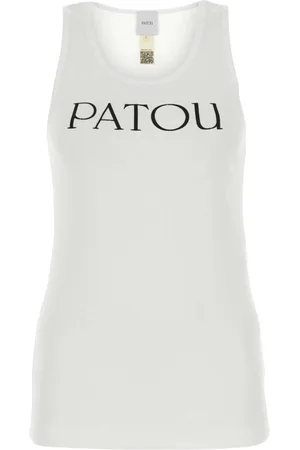 Patou Koszulki, Kobieta, Biały, S, Biały bawełniany top