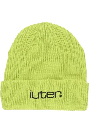 IUTER Akcesoria, Mężczyzna, Zielony, ONE SIZE, Siatkowy Lime Beanie Czapka