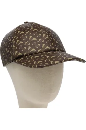 Burberry Pre-owned, Kobieta, brązowy, ONE SIZE, Pre-owned Leather hats