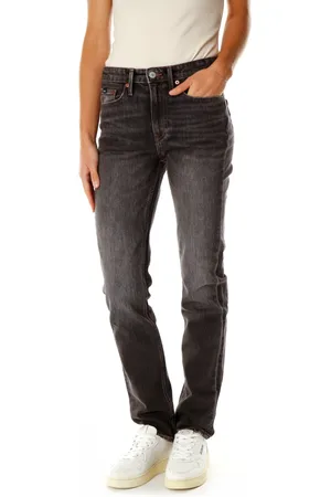 Denham Jeansy, Mężczyzna, Szary, W32 L32, Denim, Slim Fit Mid Waist Jeansy