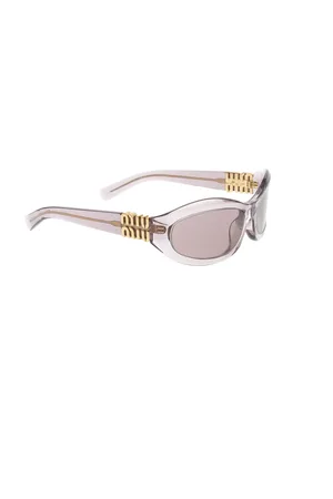 Miu Miu Akcesoria, Kobieta, Różowy, ONE SIZE, Stylowe okulary przeciwsłoneczne