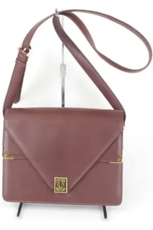 Cartier Pre-owned, Kobieta, Czerwony, ONE SIZE, Pre-owned skórzane torby na ramię