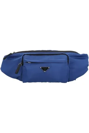 Prada Pre-owned, Kobieta, Niebieski, ONE SIZE, Nylon, Pre-owned Nylon prada-bags