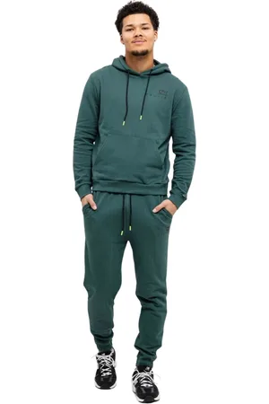 Cruyff Sport, Mężczyzna, Zielony, M, Zielony Męski Dres Treningowy Z Kapturem