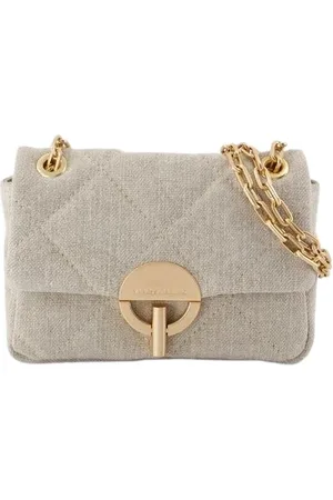 Vanessa Bruno Torebki, Kobieta, Beżowy, ONE SIZE, Moon Bag - Linen Style