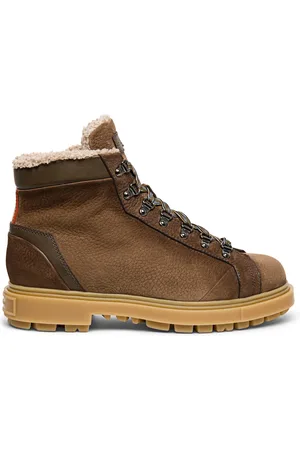 santoni Buty, Mężczyzna, brązowy, 44 1/2 EU, Zamsz, Męski nubukowy but trekkingowy