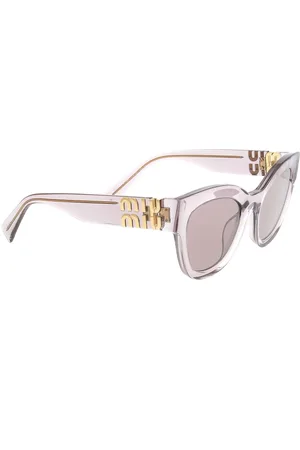 Miu Miu Akcesoria, Kobieta, Różowy, ONE SIZE, Stylowe okulary przeciwsłoneczne dla miłośników mody