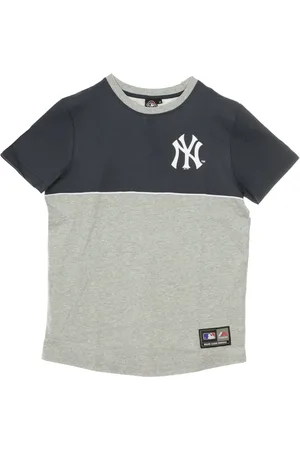 Majestic Koszulki, Mężczyzna, Szary, M, MLB Hawser Panel Raglan Tee w barwach drużyny