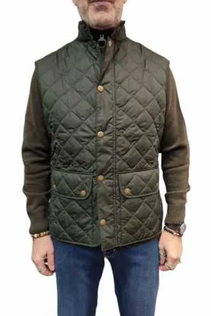 Barbour Kurtki, Mężczyzna, Zielony, L, Pikowany Kamizelka Loverdale Mężczyzna