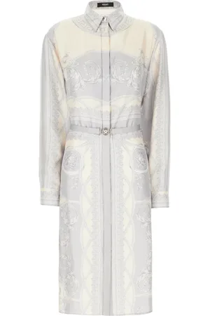 VERSACE Sukienki, Kobieta, Wielobarwność, S, Eleganckie Sukienki dla Kobiet