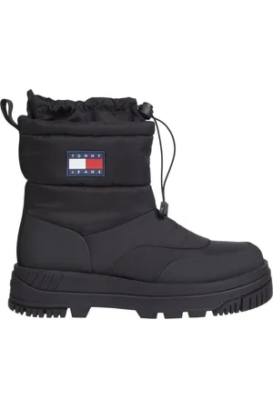 Tommy Hilfiger Buty, Mężczyzna, Czarny, 45 EU, Czarne Botki na Kostkę dla Mężczyzn