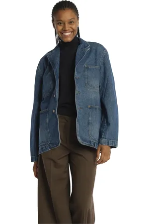 Soeur Kurtki, Kobieta, Niebieski, S, Denim, Niebieska Marynarka z Denimu