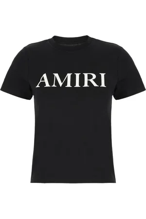 AMIRI Koszulki, Kobieta, Czarny, S, Casualowy Bawełniany T-shirt dla Mężczyzn