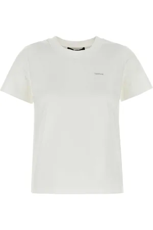 TATRAS Koszulki, Kobieta, Biały, M, Klasyczny Biały T-shirt z Bawełny