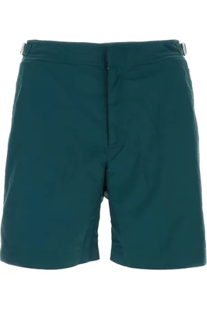 Orlebar Brown Stroje kąpielowe, Mężczyzna, Zielony, W30, Nylon, Zielone Szorty Kąpielowe Bulldog