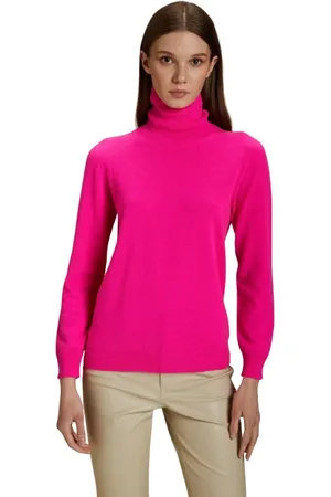 KANGRA CASHMERE Swetry, Kobieta, Różowy, S, Fuksjowa Sweter dla Kobiet