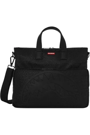 Sprayground Torebki, Mężczyzna, Czarny, ONE SIZE, Skóra, Torba Podróżna Vato Type