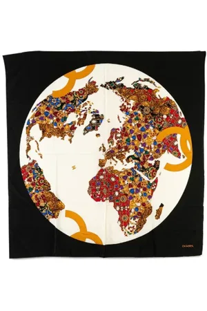 CHANEL Pre-owned, Kobieta, Wielobarwność, ONE SIZE, Pre-owned Silk scarves