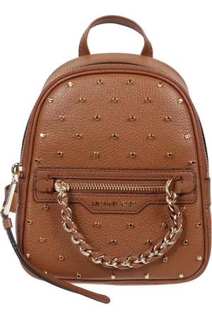 Michael Kors Torebki, Kobieta, brązowy, ONE SIZE, Czarny Młotkowana Skórzany Plecak