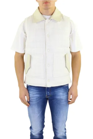 FLÂNEUR Kurtki, Mężczyzna, Biały, S, Vests