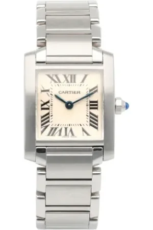 Cartier Pre-owned, Kobieta, Beżowy, ONE SIZE, Pre-owned Stainless Steel watches