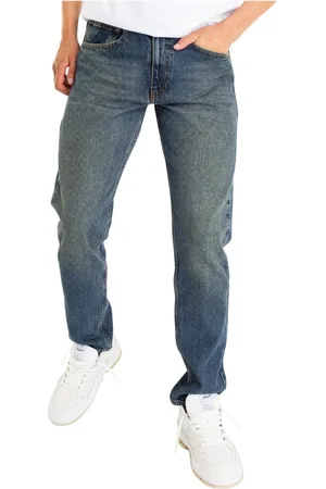 FLÂNEUR Jeansy, Mężczyzna, Niebieski, W30, Wąskie Jeansyy Dark Indigo