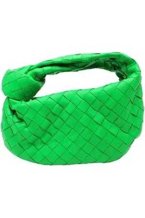 Bottega Veneta Pre-owned, Kobieta, Zielony, ONE SIZE, Skóra, Pre-owned Skórzane torebki