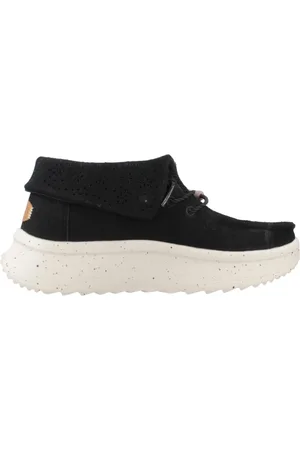 Hey dude Buty, Kobieta, Czarny, 36 EU, Peak Fold Buty z sznurowaniem