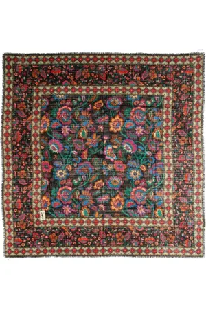 Saint Laurent Pre-owned, Kobieta, Wielobarwność, ONE SIZE, Pre-owned Silk scarves