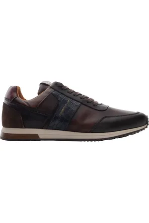 Ambitious Buty, Mężczyzna, brązowy, 40 EU, Casual Skórzane Sneakersy z Unikalną Sylwetką