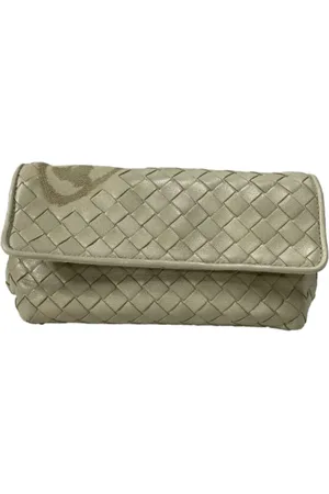 Bottega Veneta Pre-owned, Kobieta, Beżowy, ONE SIZE, Skóra, Pre-owned Leather clutches